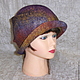 шляпка, шляпка валяная, авторская шляпка, купить шляпку, шляпка из шерсти
Оксана Горбунова `Evolet`