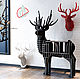 Полка, стол для книг Северный Олень. Полки. Craft Wood Design. Ярмарка Мастеров.  Фото №5