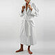 White terry bathrobe, 100% cotton%, Robes, Moscow,  Фото №1