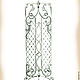 Wrought iron grille for door. Door. Forged Art. My Livemaster. Фото №6