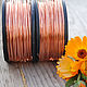 Copper wire in coils. Wire. creative_work. Online shopping on My Livemaster.  Фото №2