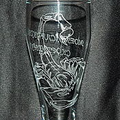 Orcs of Warhammer 40K. Engraved glass