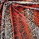 Genuine leather-Brick-red Python 0,5 mm, Leather, Ankara,  Фото №1