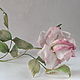 Flowers from fabric interior rose silk 'Tenderness'. Bouquets. LIUDMILA SKRYDLOVA (flower glade). My Livemaster. Фото №4