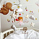 Детский мобиль из фетра в детскую кроватку "Балерина". Мобили на кроватку. Расчудесье. Интернет-магазин Ярмарка Мастеров.  Фото №2