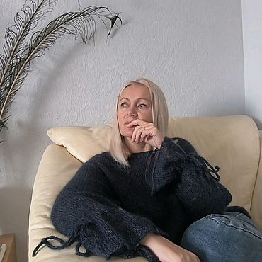 Одежда ручной работы. Ярмарка Мастеров - ручная работа Вязаный джемпер "Софи". Handmade.