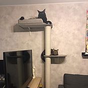 Зоотовары handmade. Livemaster - original item Wall house for cats buy. Available in size. Handmade.