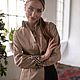 Рубашка с отделкой в стиле Берберри. Рубашки. Knyazeva_pro_atelier. Интернет-магазин Ярмарка Мастеров.  Фото №2
