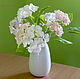 Bouquet 'pink and White hydrangeas' from polymer clay, Bouquets, Zarechny,  Фото №1