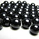 Black tourmaline sherl 8 mm. Beads1. Elena (luxury-fittings). Online shopping on My Livemaster.  Фото №2