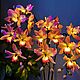 Bouquet-nightlight orchid 'Amelia' 3 twigs. Table lamps. Elena Krasilnikova. My Livemaster. Фото №5