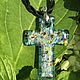 Pendant, cross pendant, Murano, Italy, Vintage pendants, Arnhem,  Фото №1