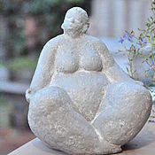 Дача и сад handmade. Livemaster - original item Ideal forms No. №8 figurine of a woman yoga lotus pose abstraction. Handmade.
