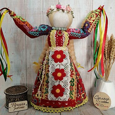 Куклы и игрушки ручной работы. Ярмарка Мастеров - ручная работа Народная кукла - оберег "Манилка".. Handmade.