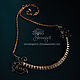 Copper necklace 'Dark Symphony' is a delicate decoration on the neck, Necklace, Ulan-Ude,  Фото №1