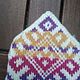 Order Copy of Mittens with Nordic pattern. Knot. Livemaster. . Mittens Фото №3