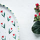 Red tyulpanyi. Serving dish, pottery. Plates. JaneCeramics. Online shopping on My Livemaster.  Фото №2