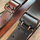 Ремень с портупейной пряжкой. Ремни. Handy Beast Leather. Ярмарка Мастеров.  Фото №5
