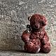 Медведь ручной работы Фима, 17 см. Мишки Тедди. Tatiana Saveleva. Интернет-магазин Ярмарка Мастеров.  Фото №2