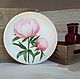 Order 'Ball peony' Set of two decorative plates in vintage style, country. botanica-m. Livemaster. . Children\'s tableware Фото №3