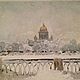 Painting ' Winter St. Isaac's Cathedral.' watercolor 20h28cm. Pictures. oliocanvas (Oliocanvas). Online shopping on My Livemaster.  Фото №2