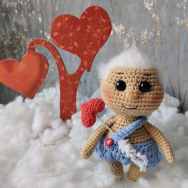 Куклы и игрушки ручной работы. Ярмарка Мастеров - ручная работа Купидон.Ангел.Мистер Купидон. Купидончик. Амур. Подарок для влюбленных. Handmade.