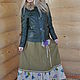 Linen skirt with Irish motifs. Skirts. Olga Lado. My Livemaster. Фото №4