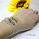 chain bracelet with semi-precious stones 'rio de janeiro' in stock. Chain bracelet. Author studio Kamelya - Polina. My Livemaster. Фото №5