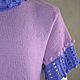 Knitted pullover 'Lavender'. Handmade. Pullover Sweaters. DominikaSamara. My Livemaster. Фото №5