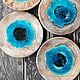 Синяя Вода, сервиз, набор посуды для чая, керамика ручной работы лофт, Сервизы, Москва,  Фото №1