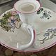 Винтаж: Royal Worcester Enchantment фарфор подсвечник. Подсвечники винтажные. сКЛАДъ 2. Интернет-магазин Ярмарка Мастеров.  Фото №2