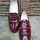Женские лоферы BURGUNDY STYLE (бордовый стиль). Лоферы. LLASEN-SHOES. Ярмарка Мастеров.  Фото №5