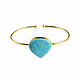 Order Turquoise bracelet, gold bracelet made of natural turquoise. Irina Moro. Livemaster. . Bead bracelet Фото №3