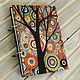 Notebook wood cover A5 "Coloured dreams-5". Sketchbooks. EVAG. My Livemaster. Фото №4