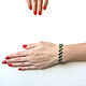 Pearl bracelet 'Enchanted forest' green thin bracelet. Bead bracelet. Irina Moro. My Livemaster. Фото №6