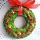 Order Gingerbread Christmas wreath. Christmas gingerbread. sweets for joy (galinadenisenko). Livemaster. . Gingerbread Cookies Set Фото №3
