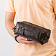 Men's leather backpack 'Marko' (Gray), Travel bags, Yaroslavl,  Фото №1
