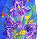 Order Embroidered dress ' Irises'. Славяночка-вышиваночка (oksanetta). Livemaster. . Dresses Фото №3