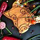 Кабанчик. Блюдо для мяса из дерева. Блюдо. Wood apple decor. Ярмарка Мастеров.  Фото №5