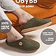 Тапочки SNEGI войлочные ручной работы для дома и дачи, Тапочки, Санкт-Петербург,  Фото №1