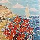 Заказать Дом у моря. Stainedglassday (STAINEDGLASSDAY). Ярмарка Мастеров. . Панно Фото №3