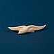 'Seagull' brooch made of mammoth tusk, Brooches, Ekaterinburg,  Фото №1