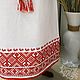 Платье-рубаха "Ведара". Платья. Мастерская Русской Одежды. Ярмарка Мастеров.  Фото №5