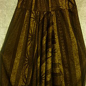 Платье-сарафан из штапеля Подсолнухи