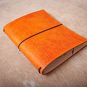 Канцелярские товары handmade. Livemaster - original item Leather notebook 