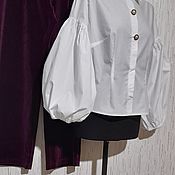 Одежда handmade. Livemaster - original item blouse: Blouse ,,Royal chic 
