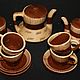 Ceramic tea set for four persons, Baltic States, Vintage sets, Moscow,  Фото №1