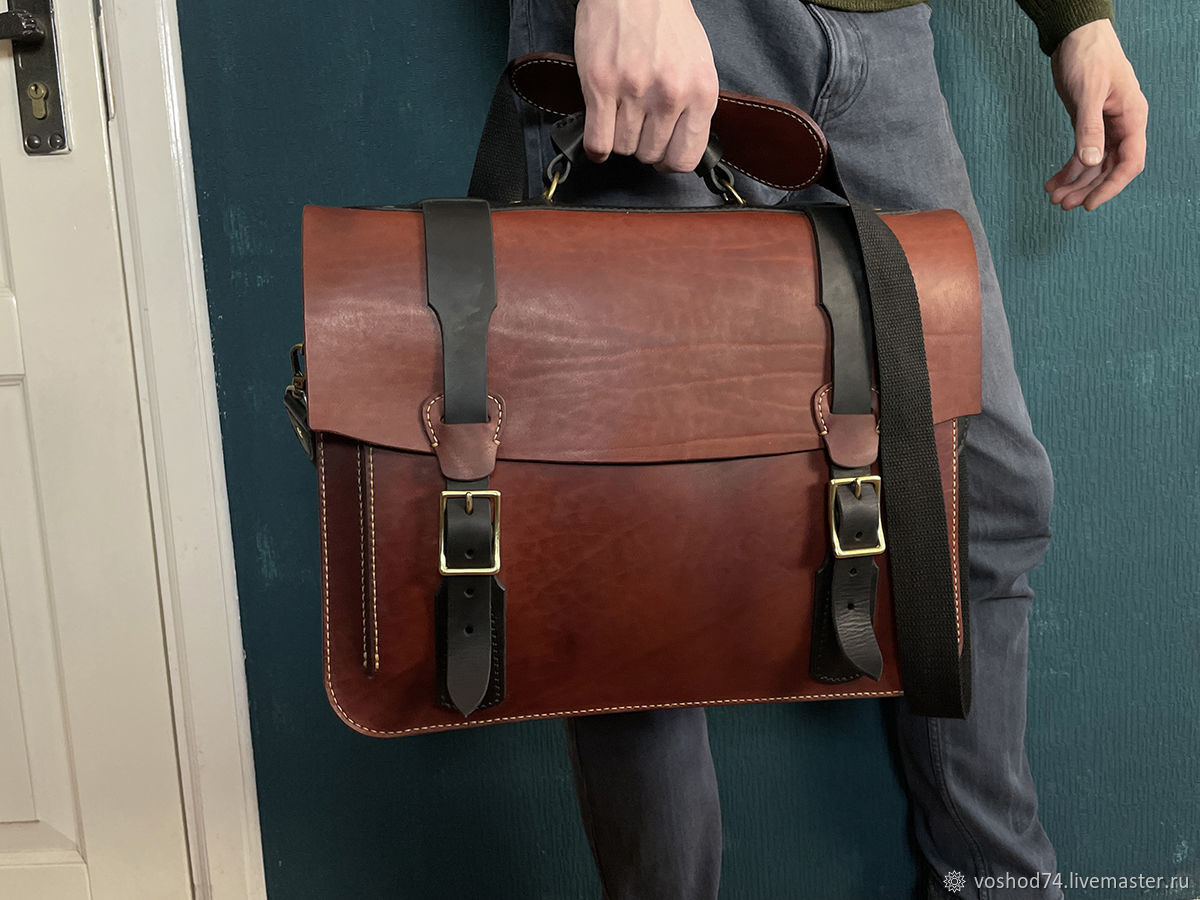 Кожаный портфель, модель BDQ [LetZ pattern] | Хобби и рукоделие | manikyrsha.ru
