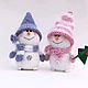 Snowman knitted toy gift. Stuffed Toys. milota-ot-dushi (milota-ot-dushi). Online shopping on My Livemaster.  Фото №2