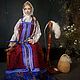 Заказать  Аленушка с куделью. Ekaterina-295. Ярмарка Мастеров. . Интерьерная кукла Фото №3